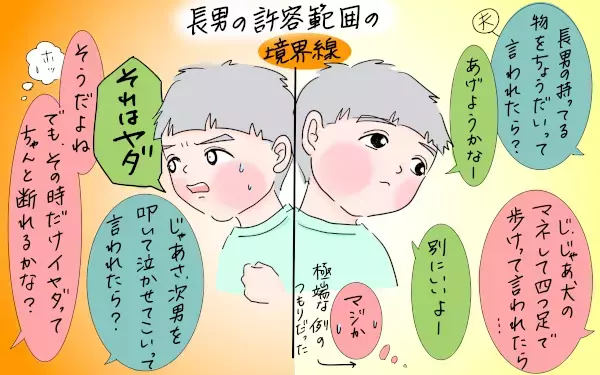 小1の息子に起きたお友達トラブル…我が家が取った解決策（後編）【笑いあり涙あり 男子3人育児 第34話】