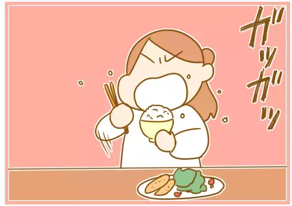 白米の魅力にあらがえないっ!? ストレスフルな育児で遠のくダイエット【ふたごむすめっこ×すえむすめっこ 第23話】