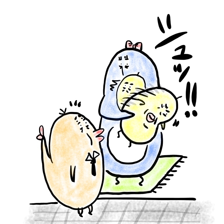 【新連載】チューの悲劇【M子ママのずぼライフ 第1話】