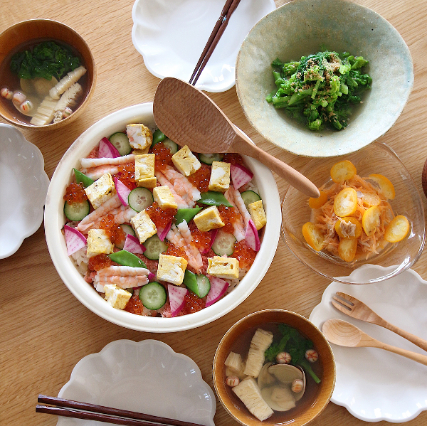 ひな祭りの春色手作りごはん「先輩ママの“おいしいひな祭り”3選」