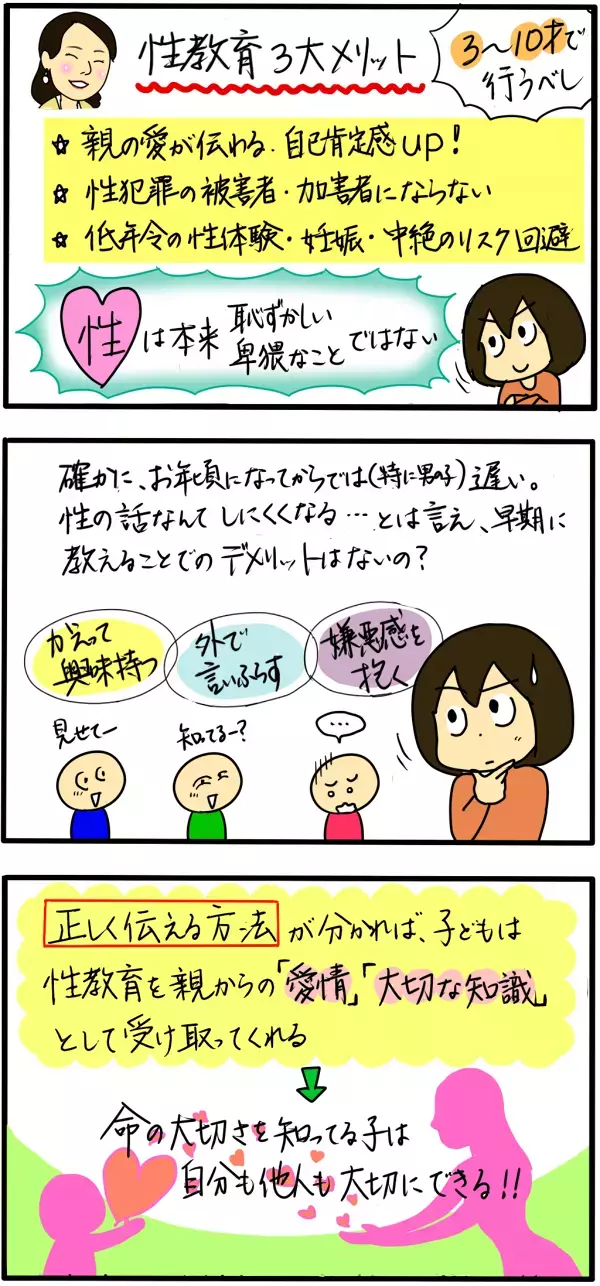 育児歴23年目の私が衝撃を受けた「性教育」の話【4人の子育て！　愉快なじゃがころ一家 Vol.35】