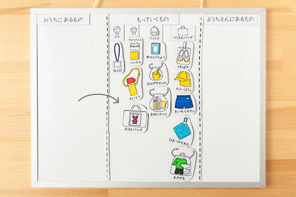 忘れ物ゼロ！　100均で作る「持ち物チェックボード」【昔ながらが”今”楽しい！レトロアートレシピ Vol.25】