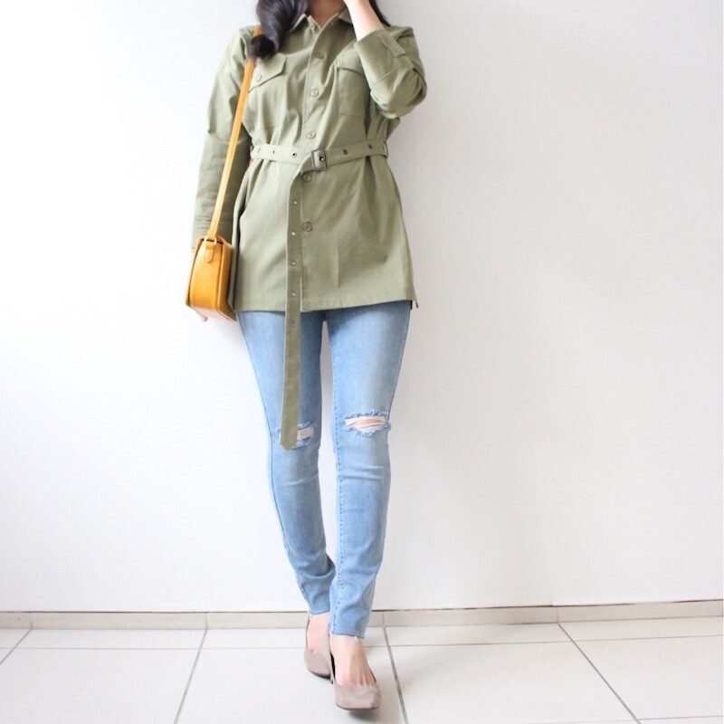 今季注目の「春アウター」コーデ　トレンチ・マウンテン・ミニタリーが断然かわいい！【しまりんごの毎日しまむらコーデ～アメブロトップブロガー～ Vol.45】