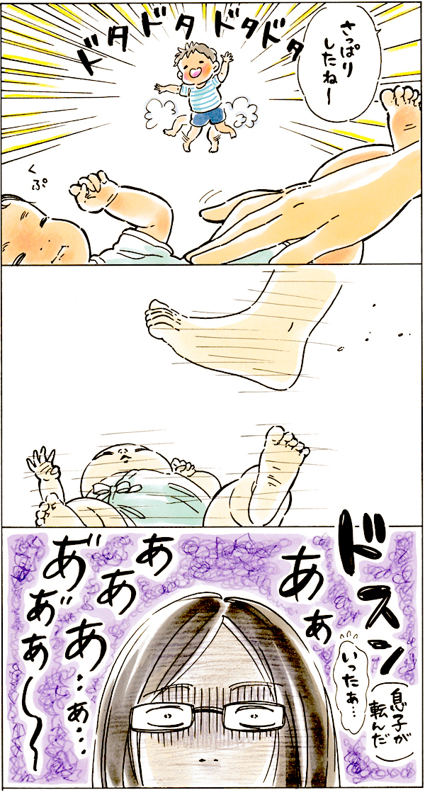 生後間もない赤ちゃんを上の子が…その瞬間「責める言葉」を飲み込んだ【おててつないで 〜なかよし兄妹の癒され日記〜 第22話】