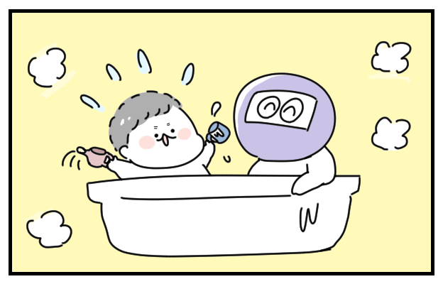 お風呂でアラワナイー！　という子と使う必殺アイテム【おばバカ一代 第5話】