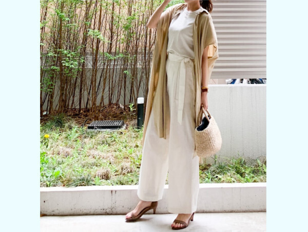 【ユニクロ】見た目も着心地も爽やか！ ユニ女の大人「リネン」コーデ【ユニクロ大人コーデ～アメブロ30代ファッション1位 Hanaさん ～ Vol.51】