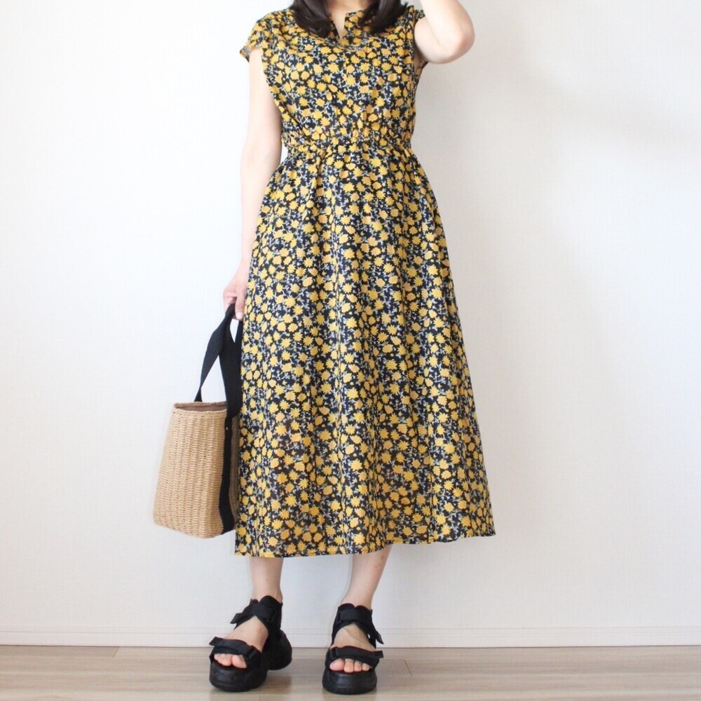 【GU、しまむら】 大人かわいい「プチプラ花柄コーデ」　春のおでかけにぴったり！【しまりんごの毎日しまむらコーデ～アメブロトップブロガー～ Vol.48】