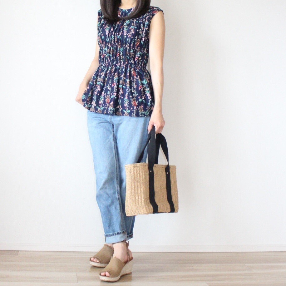 【GU、しまむら】 大人かわいい「プチプラ花柄コーデ」　春のおでかけにぴったり！【しまりんごの毎日しまむらコーデ～アメブロトップブロガー～ Vol.48】