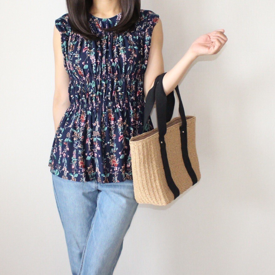 【GU、しまむら】 大人かわいい「プチプラ花柄コーデ」　春のおでかけにぴったり！【しまりんごの毎日しまむらコーデ～アメブロトップブロガー～ Vol.48】