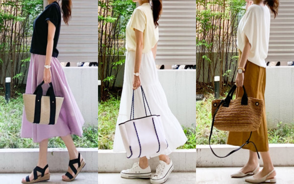 足元選びに迷わないスカートコーデ3選　サンダルにもスニーカーにも！【ユニクロ大人コーデ～アメブロ30代ファッション1位 Hanaさん ～ Vol.52】