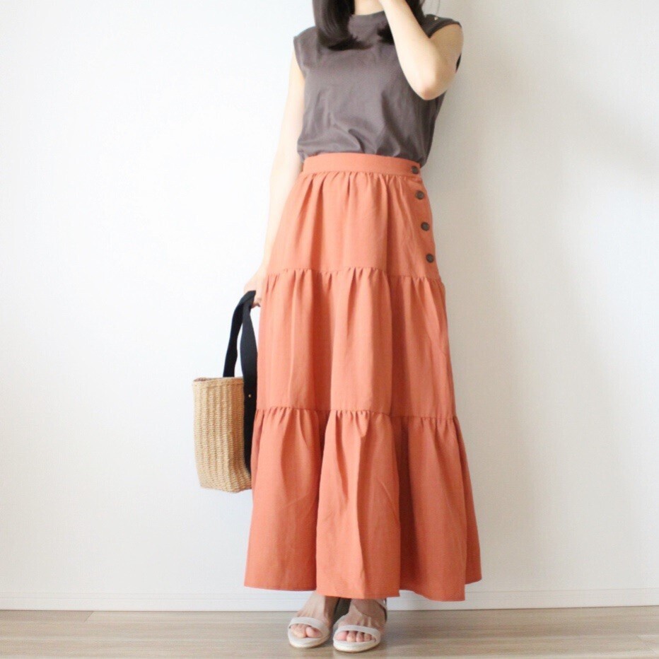 【しまむら】かわいすぎる新作スカート＆ワンピコーデ　高見え具合に感激！【しまりんごの毎日しまむらコーデ～アメブロトップブロガー～ Vol.49】