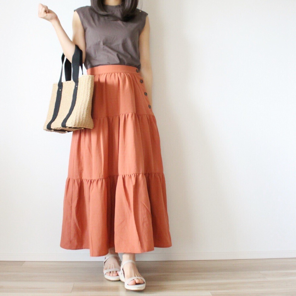 【しまむら】かわいすぎる新作スカート＆ワンピコーデ　高見え具合に感激！【しまりんごの毎日しまむらコーデ～アメブロトップブロガー～ Vol.49】