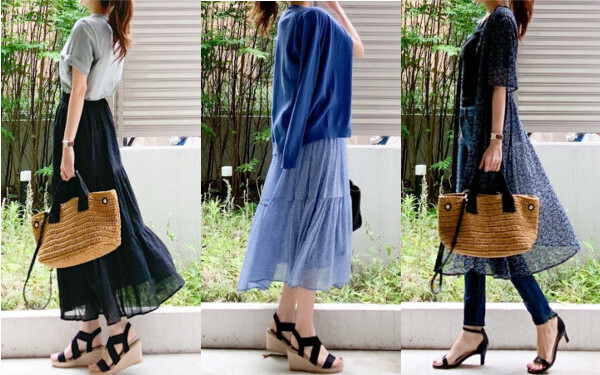 【ユニクロ】涼しげな「透け感アイテム」でつくる、 大人の爽やかフェミニンコーデ【ユニクロ大人コーデ～アメブロ30代ファッション1位 Hanaさん ～ Vol.53】