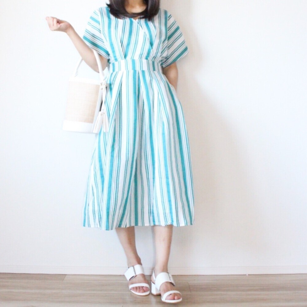 「ワンピコーデ」で夏を先取り　梅雨のジメジメ気分をリフレッシュ！【しまりんごの毎日しまむらコーデ～アメブロトップブロガー～ Vol.50】