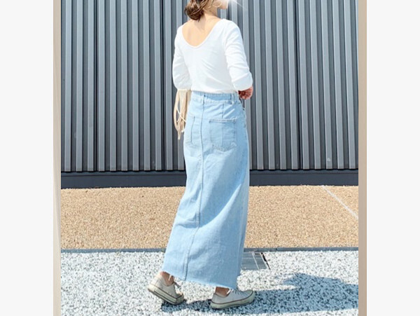 【プチプラ】梅雨のジメジメ気分を払拭！ 爽やかブルーでつくるママコーデ　【AYAのプチプラ格上げコーデ Vol.4】