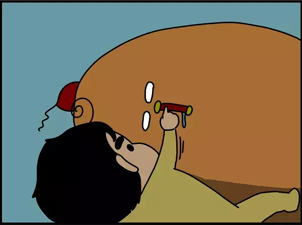 寝ている私の口に指を突っ込んだ息子。寝ぼけていた【ドイツDE親バカ絵日記 Vol.2】