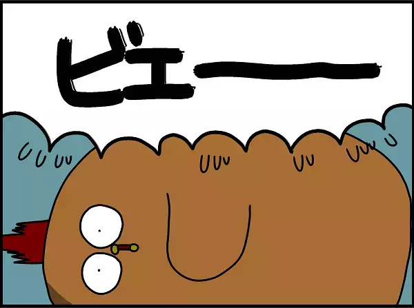 寝ている私の口に指を突っ込んだ息子。寝ぼけていた【ドイツDE親バカ絵日記 Vol.2】