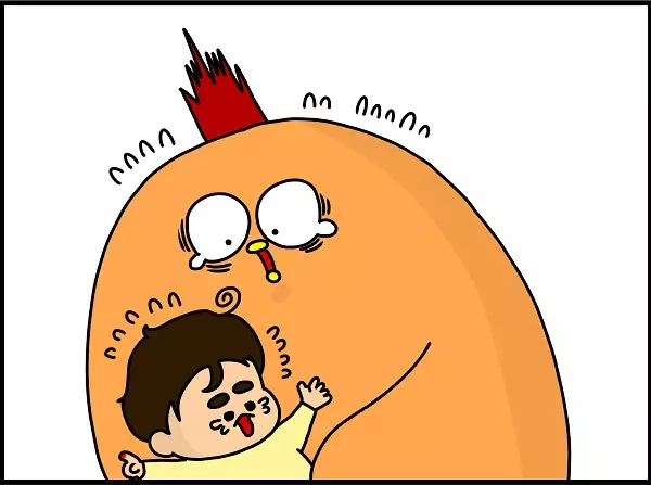 寝ている私の口に指を突っ込んだ息子。寝ぼけていた【ドイツDE親バカ絵日記 Vol.2】