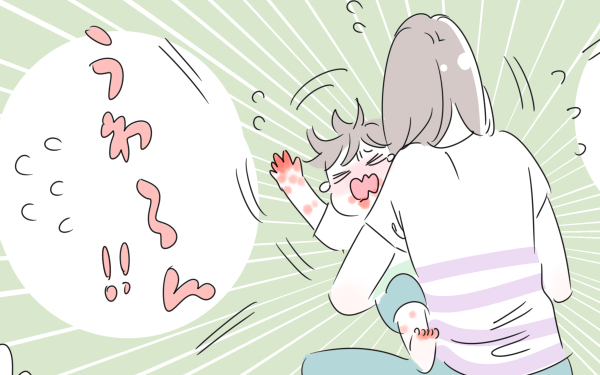発疹、痛み、かゆみ最後まで苦しめられた…～子どもの手足口病はじめて物語～【子育ては毎日がたからもの☆ 第60話】
