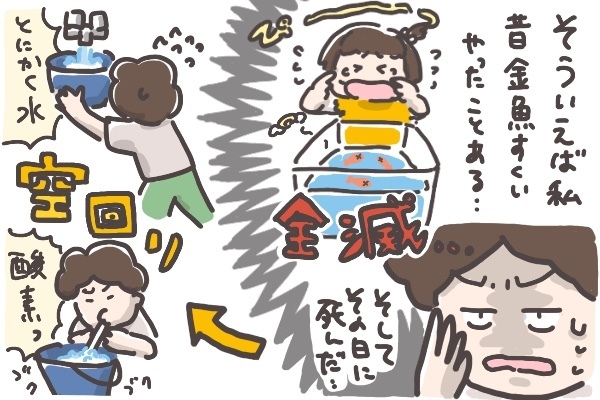 金魚をすくったはいいけれど…NGだらけの飼育スタート！【そんたんママときーちゃんの「はじめてづくし」 第9話】