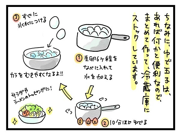 サバ缶にゆで卵で栄養もバッチリ!? ちゃんとしてる風に見える適当丼ごはん【ズボラ母のゆるゆる育児 第23話】