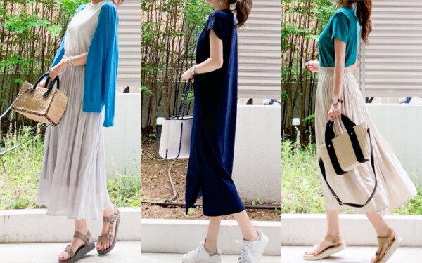 「ユニクロ」3つのブルーでつくる真夏の爽やかコーデ【ユニクロ大人コーデ～アメブロ30代ファッション1位 Hanaさん ～ Vol.58】