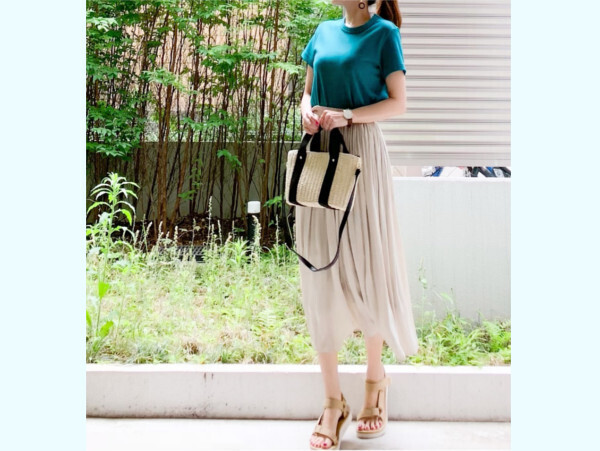 「ユニクロ」3つのブルーでつくる真夏の爽やかコーデ【ユニクロ大人コーデ～アメブロ30代ファッション1位 Hanaさん ～ Vol.58】