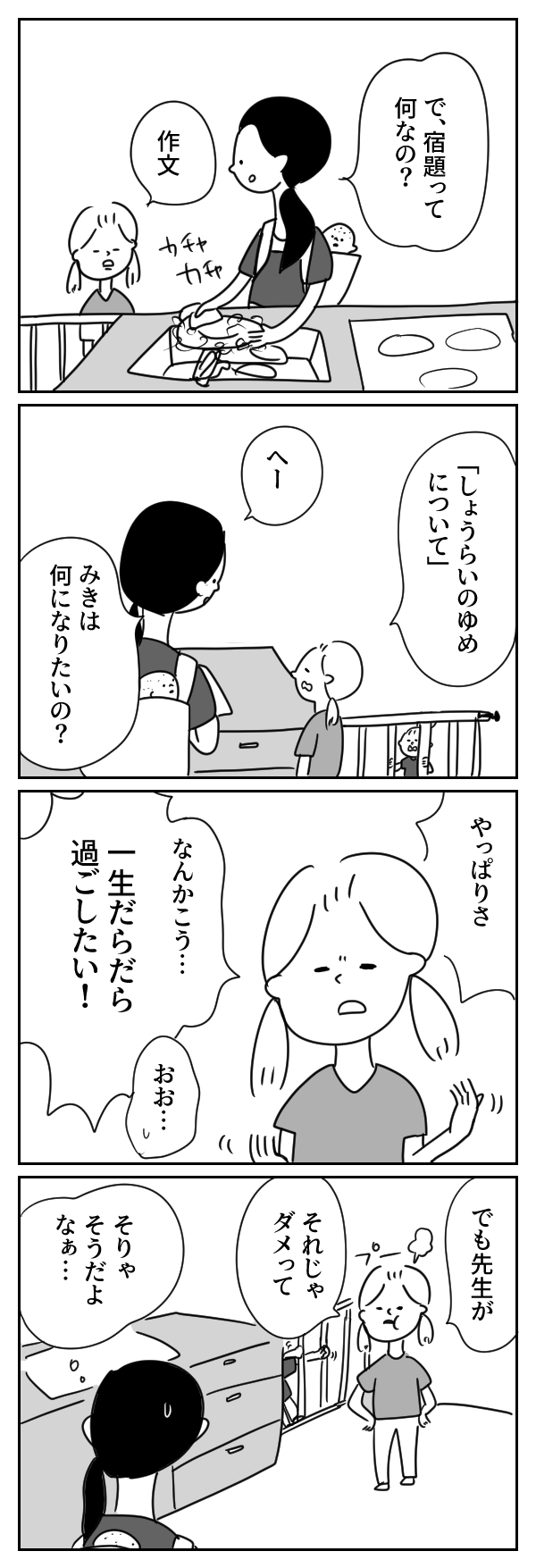 私の将来の夢は…。父親の顔色ばかりうかがっていた私が口にしたのは【まんが】