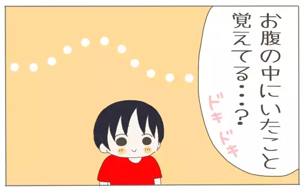 楽しみにしていた胎内記憶！ 3歳息子の答えに母の心は折れそうだ…【子育て楽じゃありません 第35話】