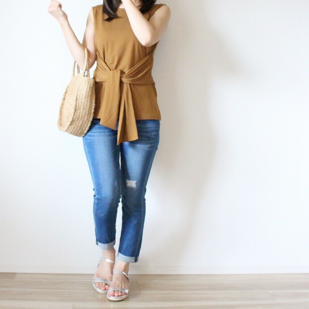 ほんのり「秋色」のきれいめコーデ！　落ち着きカラーで上品な着こなし【しまりんごの毎日しまむらコーデ～アメブロトップブロガー～ Vol.56】