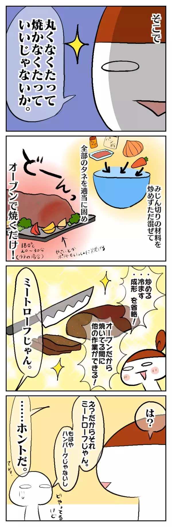 子ども大好きハンバーグ…でも面倒くさい…！　そんなときに作るアレのご紹介【ムスメちゃんとオコメちゃん  第31話】