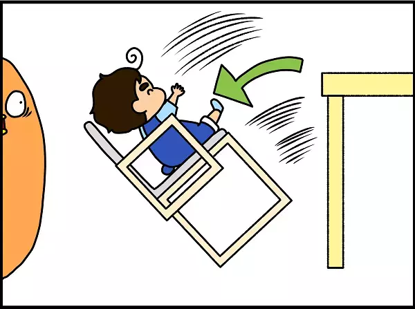 お下がりの高級ベビーチェアで遊ぶ息子に母ドキドキ！　 結局は…【ドイツDE親バカ絵日記 Vol.6】