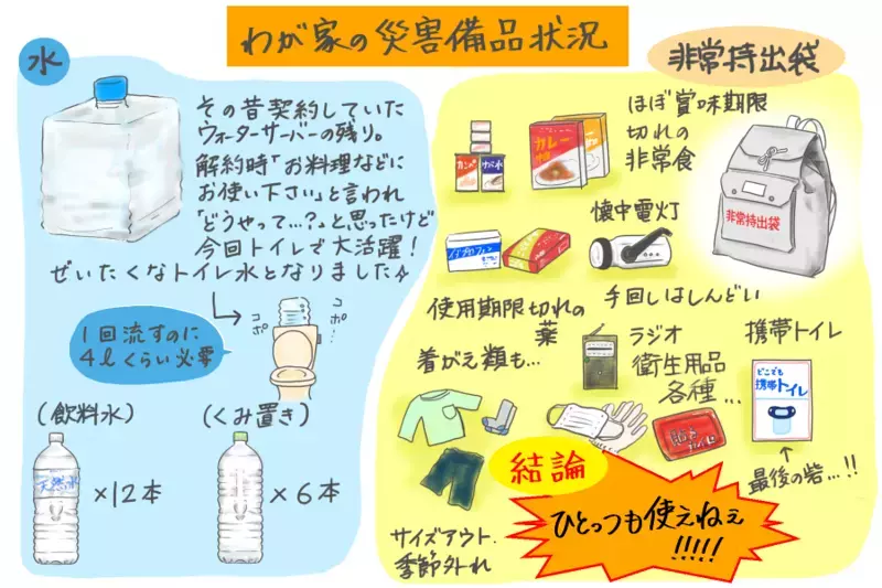 幼児がいると大変…！突然の停電で焦りまくったので改めて「防災対策」を考え直しました