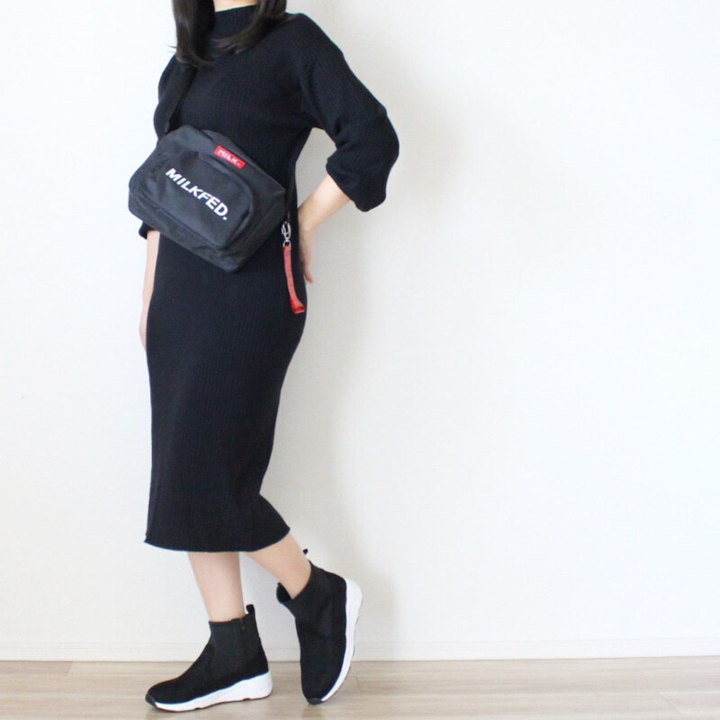 楽ちん＆かわいい「ニットワンピ」　カジュアルとフェミニンどちらの気分？【しまりんごの毎日しまむらコーデ～アメブロトップブロガー～ Vol.59】