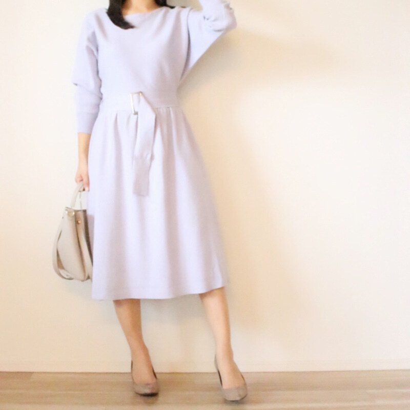 楽ちん＆かわいい「ニットワンピ」　カジュアルとフェミニンどちらの気分？【しまりんごの毎日しまむらコーデ～アメブロトップブロガー～ Vol.59】