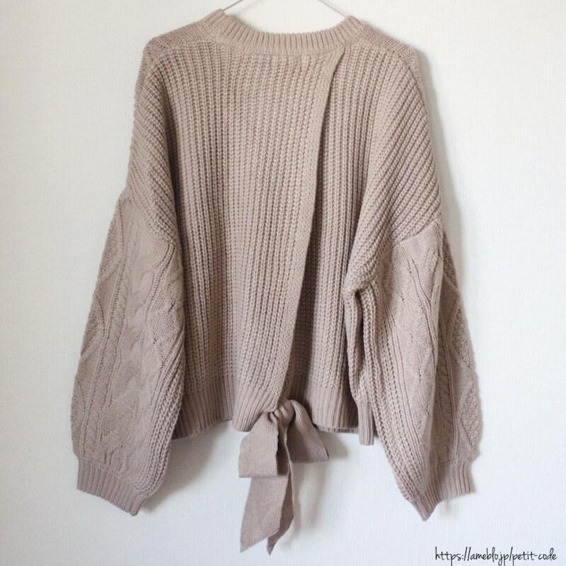 「しまむら」着るだけでトレンドになる！　ベージュニットで秋コーデ【しまりんごの毎日しまむらコーデ～アメブロトップブロガー～ Vol.60】