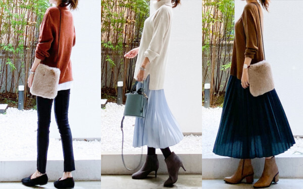 大人かわいいユニクロのトップスは「オン」させたい！　着痩せのベストバランスは？【ユニクロ大人コーデ～アメブロ30代ファッション1位 Hanaさん ～ Vol.63】