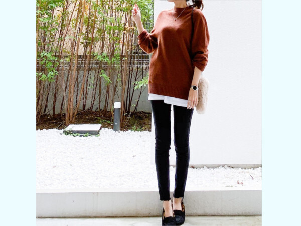 大人かわいいユニクロのトップスは「オン」させたい！　着痩せのベストバランスは？【ユニクロ大人コーデ～アメブロ30代ファッション1位 Hanaさん ～ Vol.63】