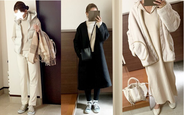 冬の公園で大活躍のアウター3選　夫ウケも良いユニクロのダウンベストは白コーデで決まり【AYAのプチプラ格上げコーデ Vol.15】