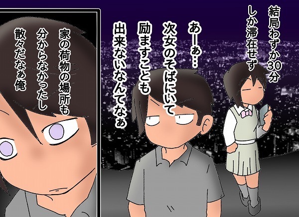 パパが号泣した日　自分の不甲斐なさを痛感した次女との面会【もりりんパパと怪獣姉妹 第21話】