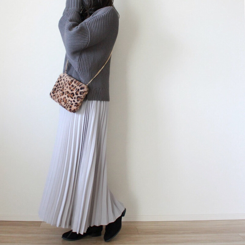 しまむらで、人と差をつける「ニット×スカート」コーデのレパートリー4選【しまりんごの毎日しまむらコーデ～アメブロトップブロガー～ Vol.63】