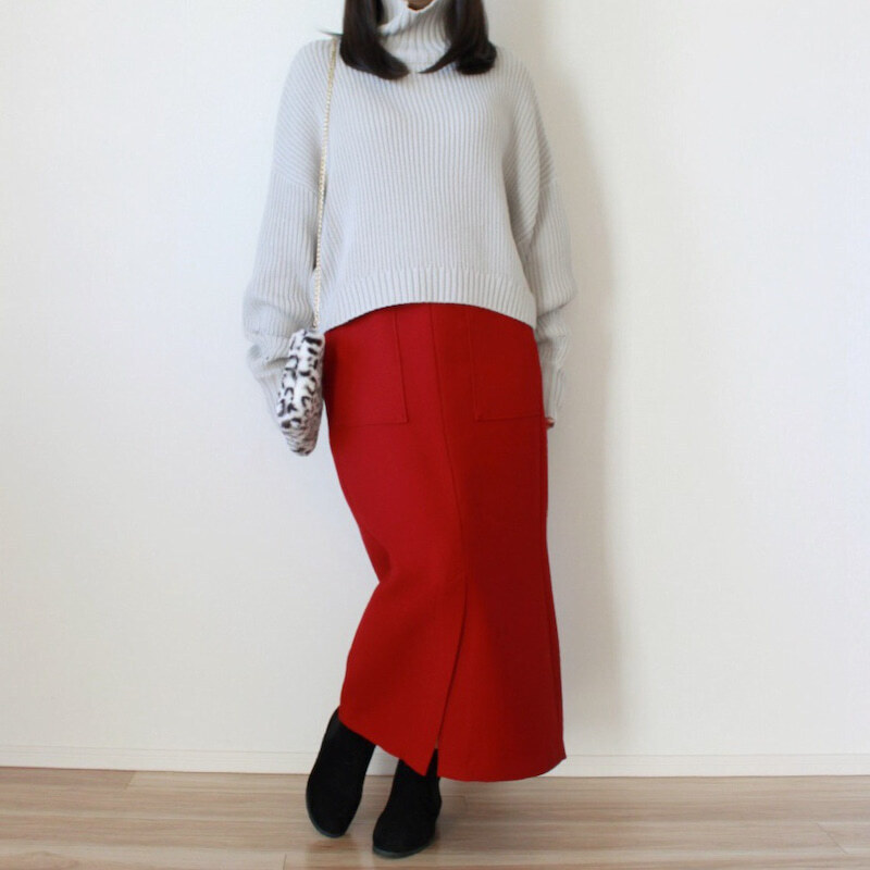 しまむらで、人と差をつける「ニット×スカート」コーデのレパートリー4選【しまりんごの毎日しまむらコーデ～アメブロトップブロガー～ Vol.63】