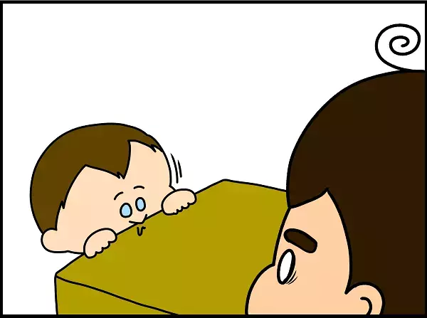 世の中すべて僕の思い通りじゃないの⁉ 1歳児が出会った年下という謎の生命体【ドイツDE親バカ絵日記 Vol.13】