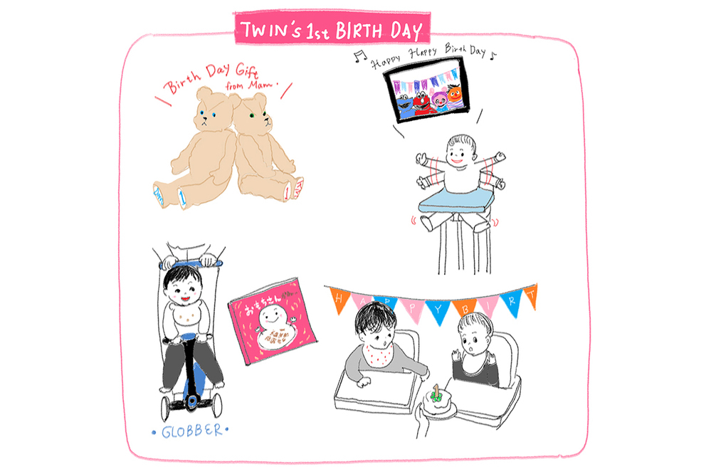 怒涛の一年間!  1歳を迎えた双子にプレゼントしたもの【ワーキングママのミックスツインズ日記 Vol.10】