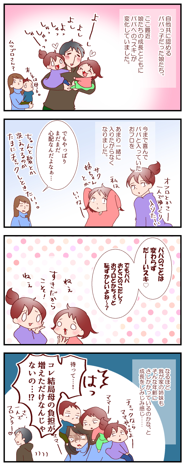 成長とともに変化した娘のパパへの気持ち…その時母は【良妻賢母になるまでは。 第63話】