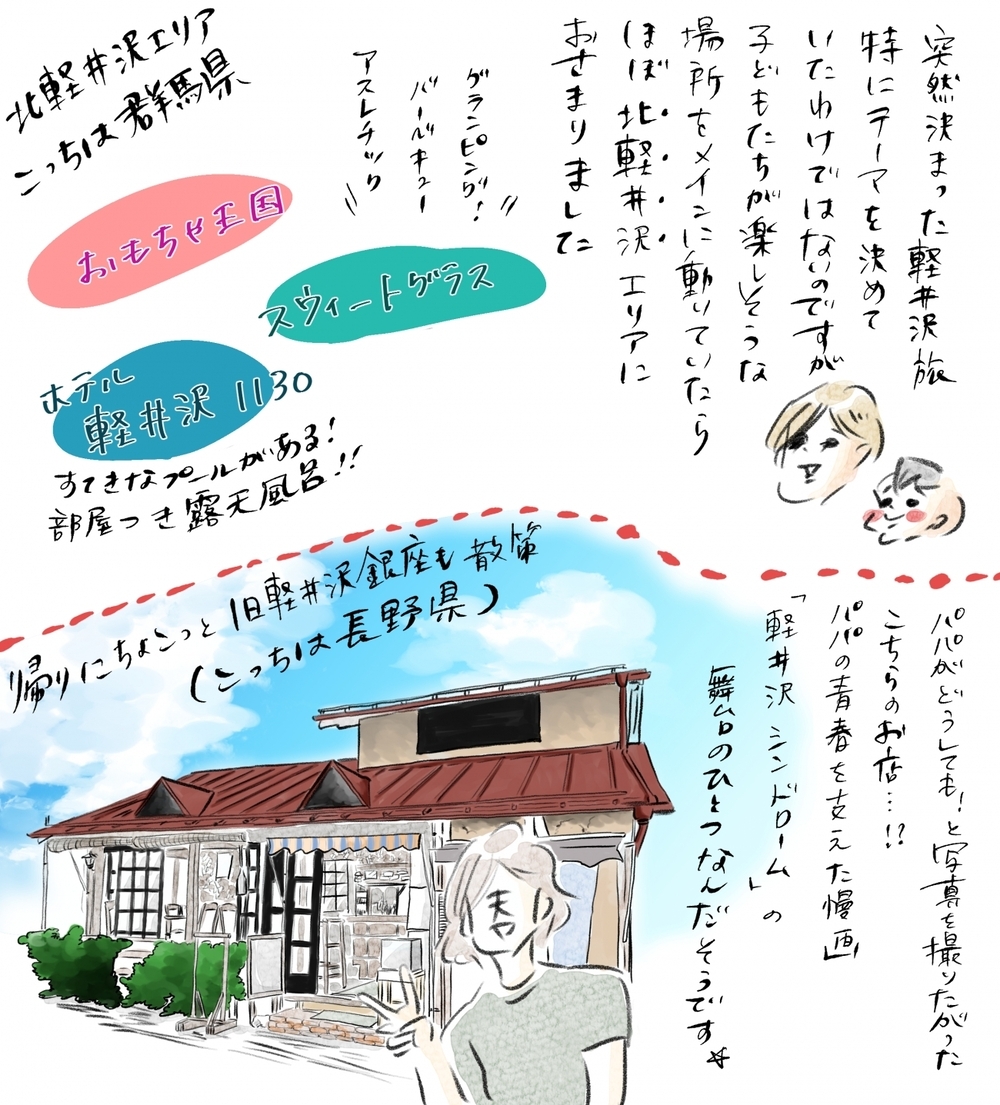 オフシーズンの軽井沢へ子連れ旅！ 2日め：コテージ＆お手軽BBQを満喫【横峰沙弥香の「まめあるき」 Vol.6】