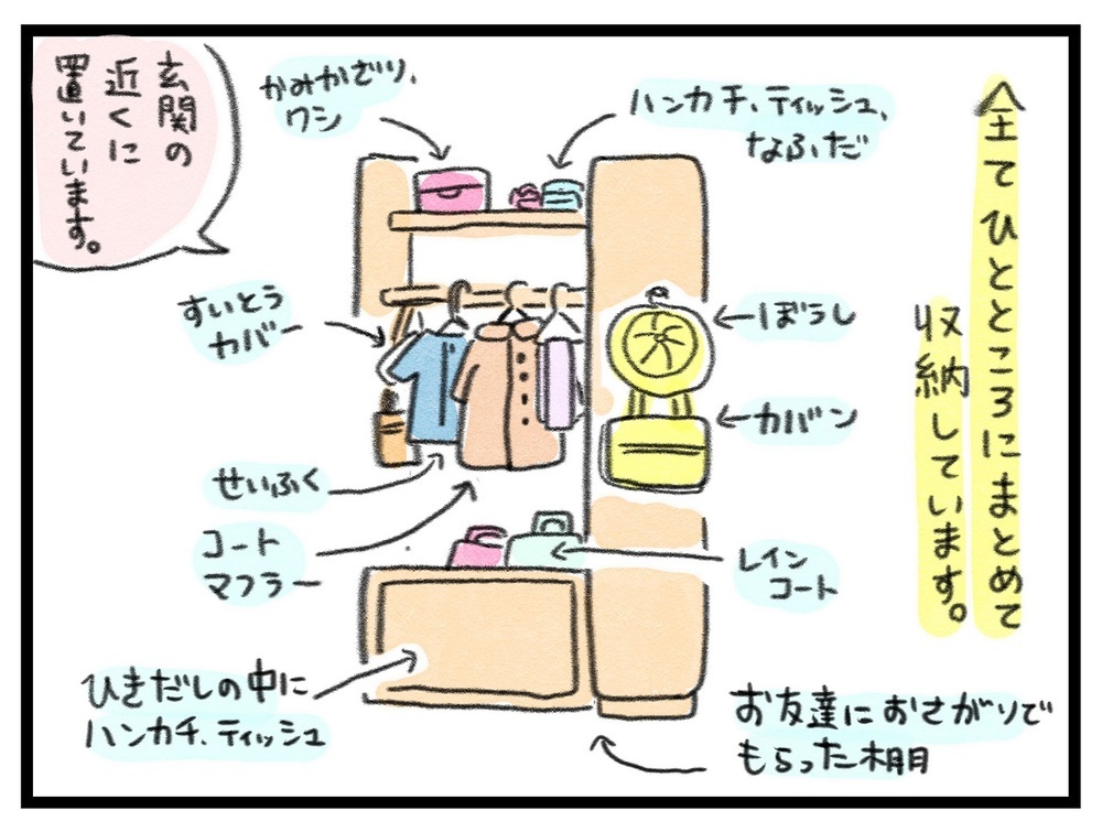 幼稚園の準備を少しでもスマートに！ わが家が実践している「幼稚園グッズ収納法」【ズボラ母のゆるゆる育児 第33話】