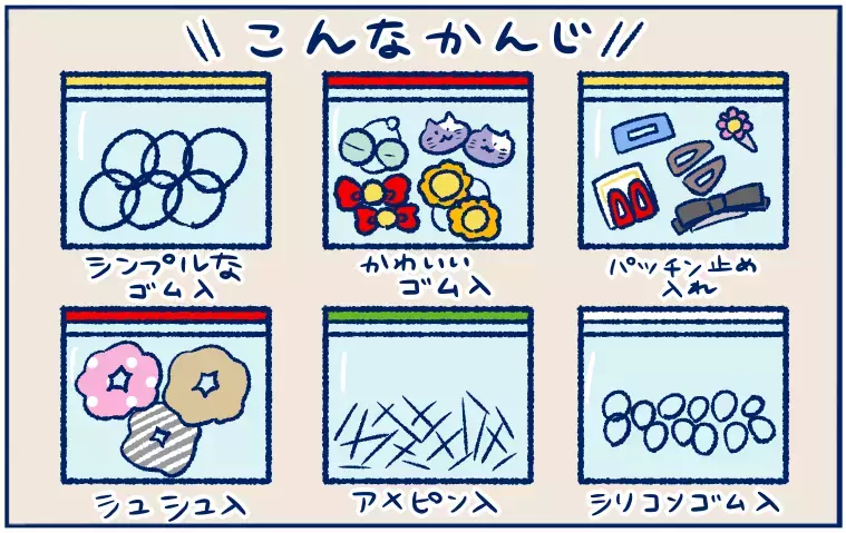 子どもでも簡単にできる！ごちゃごちゃしがちなヘアアクセサリーの収納方法【双子育児まめまめ日記 第18話】