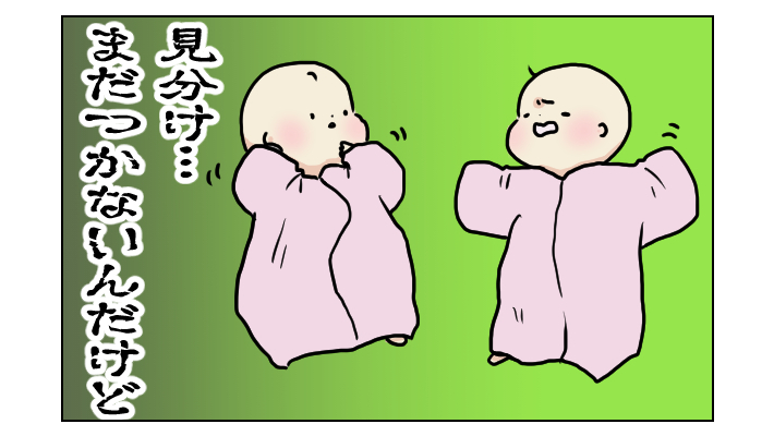 まったく見分けがつかない双子、退院直前に天才的なアイデアが閃いたものの…!?【四方向へ散らないで Vol.6】