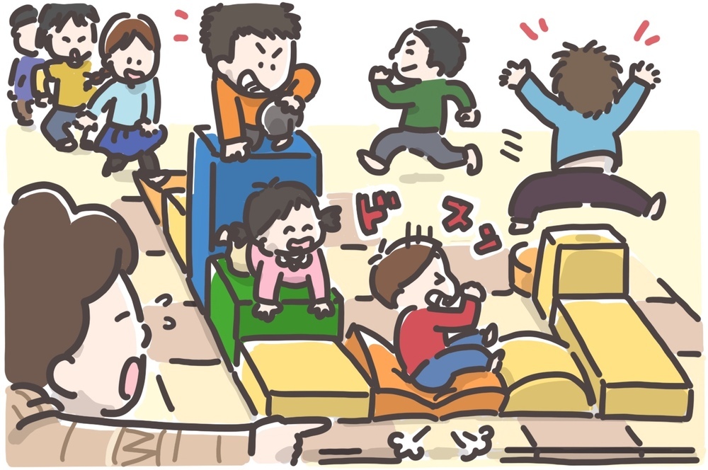 児童館で子どもの放牧は当たり前？ ほったらかしの親に声をかけたら…【そんたんママときーちゃんの「はじめてづくし」 第21話】